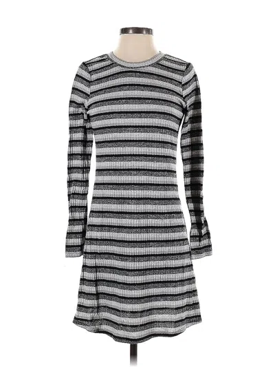 Pre-owned Fortune + Ivy Casual Dress In Gray