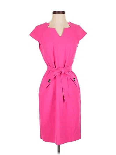 Pre-owned Kasper Casual Dress In Pink