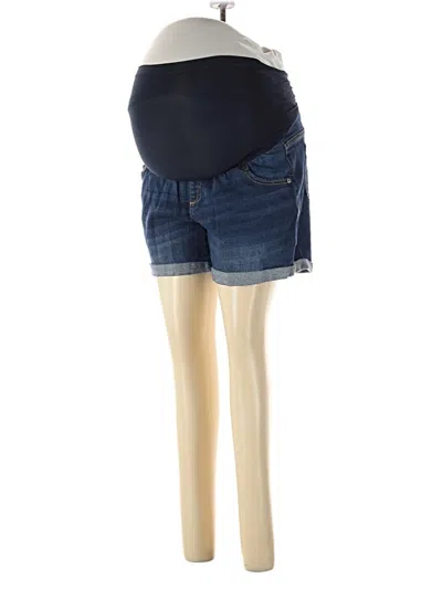 Pre-owned Indigo Blue Denim Shorts In Blue