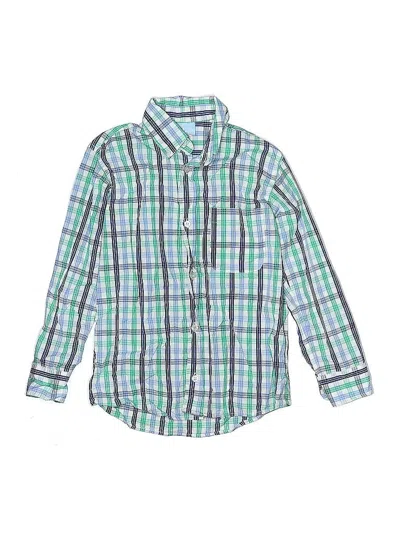 Pre-owned Bella Bliss Kids' Long Sleeve Button Down Shirt In Blue