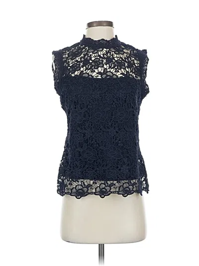 Pre-owned Nanette Lepore Sleeveless Blouse In Blue