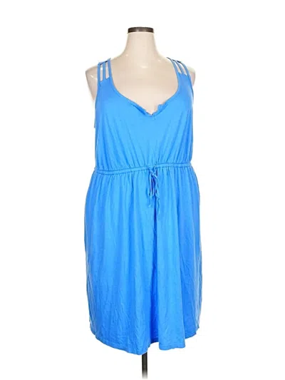 Pre-owned Old Navy Casual Dress In Blue