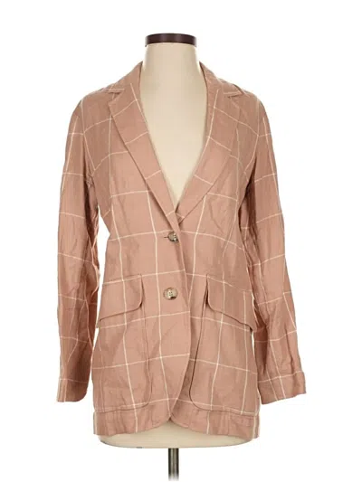 Pre-owned Madewell Blazer Jacket In Brown
