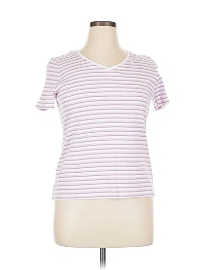 Pre-owned Talbots Short Sleeve T-shirt In Purple