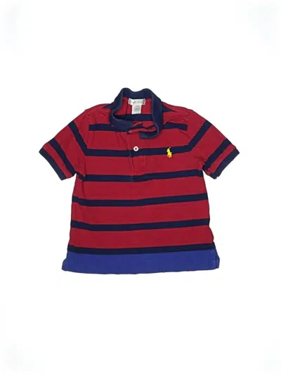 Pre-owned Ralph Lauren Kids' Short Sleeve Polo Shirt In Red