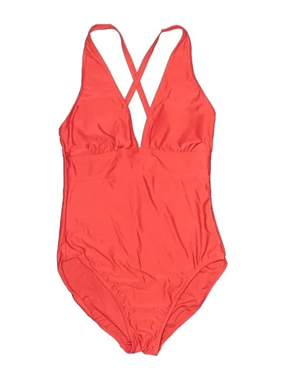 Pre-owned Yummie One Piece Swimsuit In Red