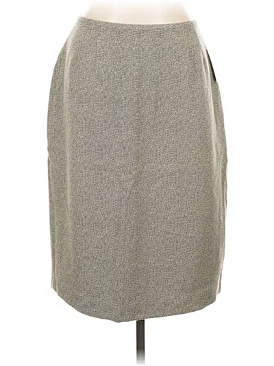 Larry Levine Casual Skirt In Gray
