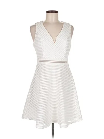 Pre-owned Lulus Cocktail Dress In White