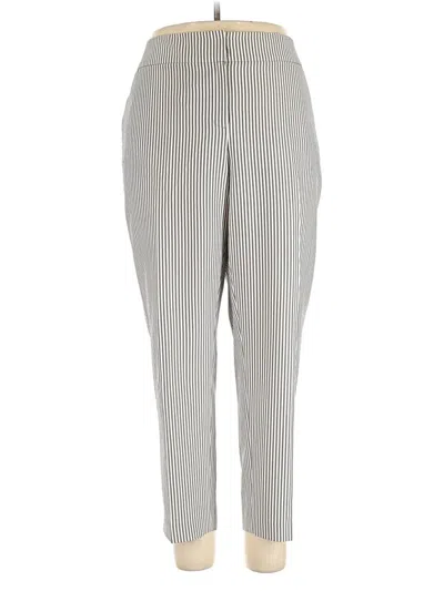 Pre-owned Kasper Casual Pants In Gray