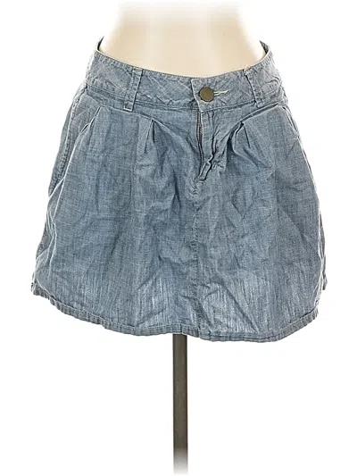 Pre-owned Gap Denim Skirt In Blue