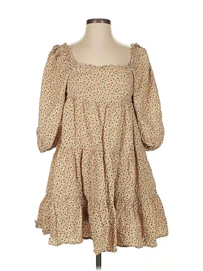 Pre-owned Storia Casual Dress In Brown