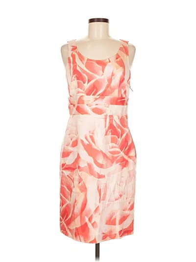 Pre-owned Ann Taylor Cocktail Dress In Orange