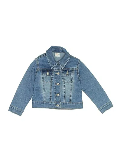 Pre-owned Wonder Nation Kids' Denim Jacket In Blue