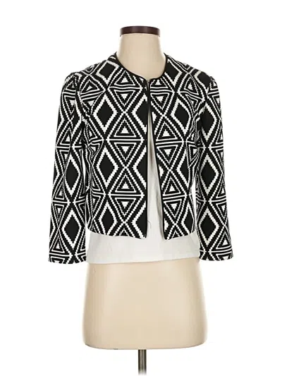 Pre-owned Roz & Ali Blazer Jacket In White