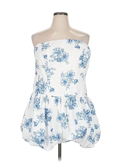 Pre-owned Fashion Nova Cocktail Dress In White