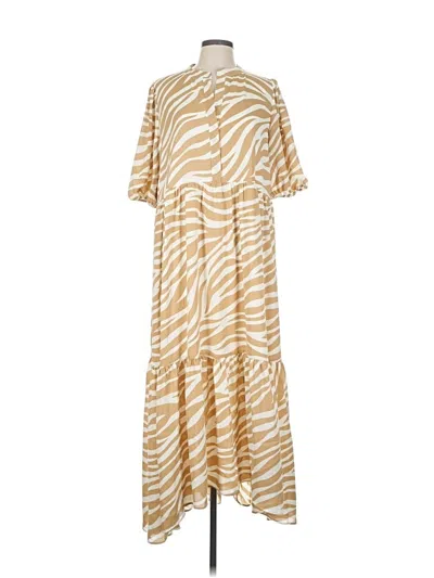 Pre-owned Ann Taylor Casual Dress In Brown