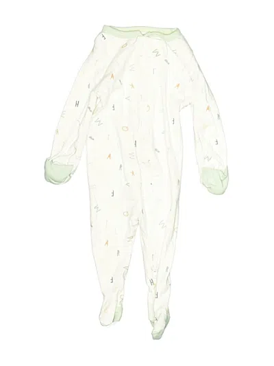 Pre-owned Cloud Island Babies' Long Sleeve Outfit In White