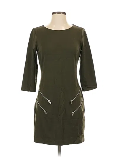 Pre-owned Express Casual Dress In Green