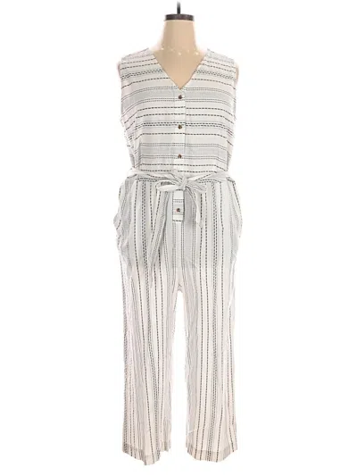 Pre-owned Style & Co Jumpsuit In White