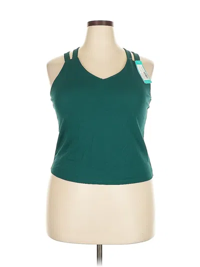 The General Good Sleeveless Top Teal Halter Neckline Tops In Green