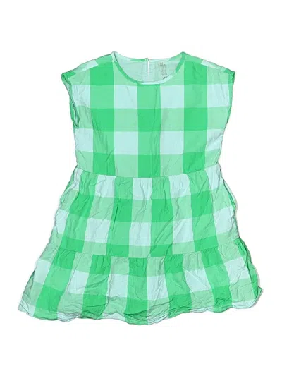 Pre-owned Primary Clothing Kids' Dress In Green