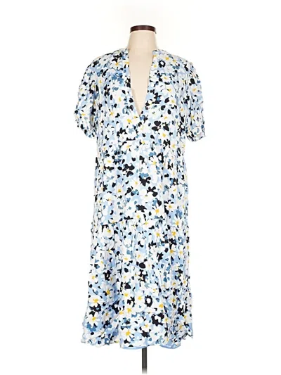 Pre-owned Ann Taylor Casual Dress In Blue