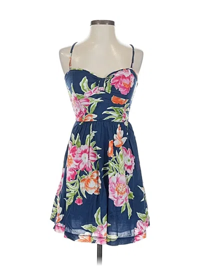 Pre-owned Hollister Cocktail Dress In Blue