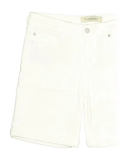 Pre-owned Liverpool Los Angeles Shorts In White