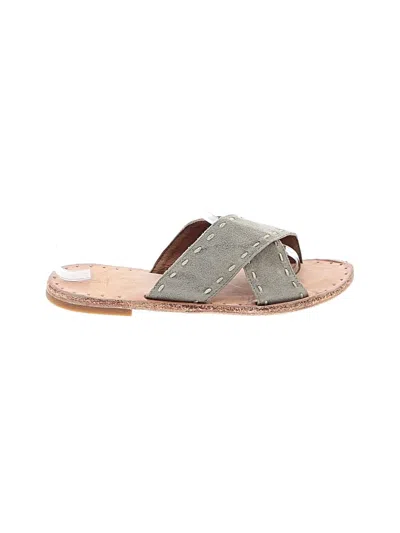 Pre-owned Frye Sandals In Gray