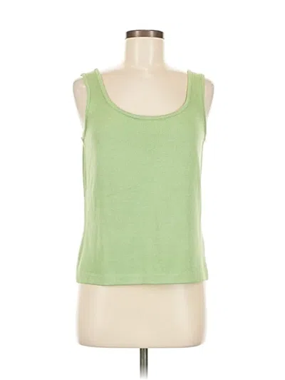 Pre-owned St John Sweater Vest In Green