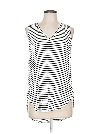 Pre-owned Madison Sleeveless T-shirt In White