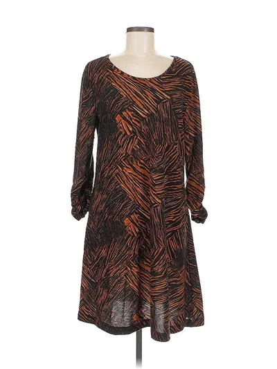 Pre-owned Robert Louis Casual Dress In Brown