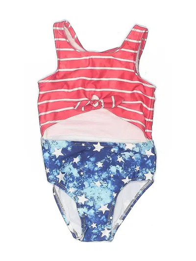 Pre-owned Cat & Jack Kids' One Piece Swimsuit In Pink