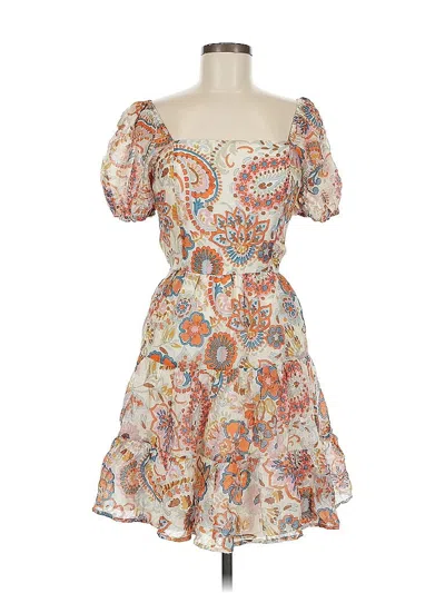 Pre-owned 1.state Cocktail Dress In White