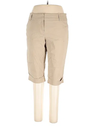 Pre-owned Style & Co Khaki Pant In White