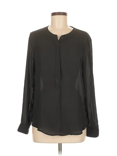 Pre-owned English Laundry Long Sleeve Blouse In Black