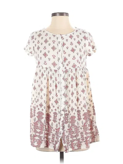 Pre-owned Sadie & Sage Casual Dress In White