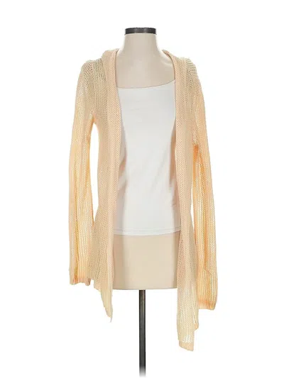 Pre-owned Elan Cardigan Sweater In White