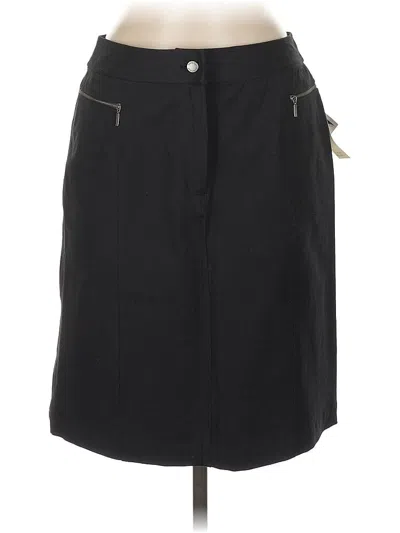 Pre-owned Valerie Stevens Casual Skirt In Black