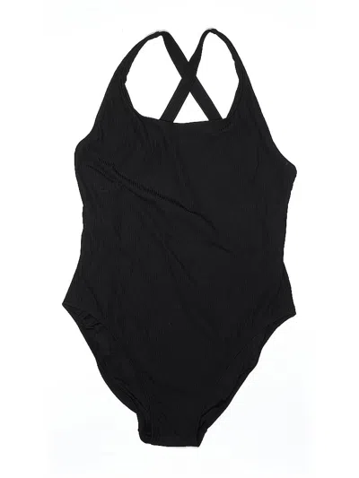 Pre-owned Andie Bodysuit In Black