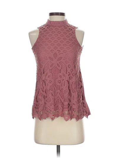 Pre-owned Rewind Sleeveless Blouse In Burgundy