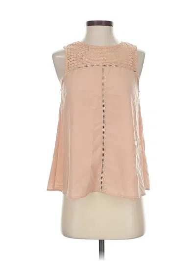 Pre-owned Banana Republic Factory Store Sleeveless Blouse In Brown