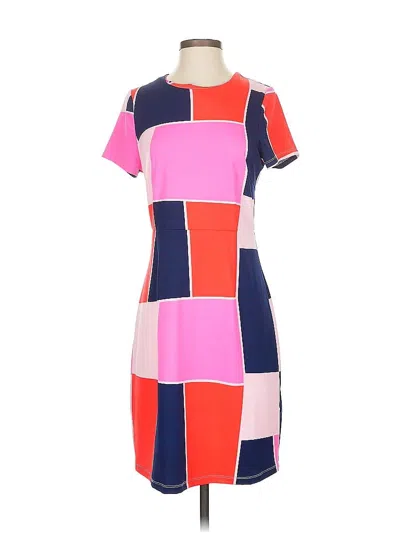 Pre-owned Julie Brown Casual Dress In Pink