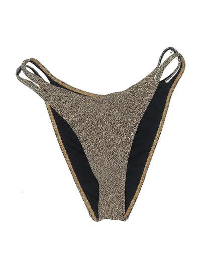 Pre-owned South Beach Swimsuit Bottoms In Gold