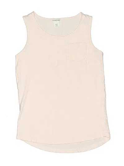 Pre-owned Crewcuts Outlet Kids' Sleeveless T-shirt In Pink