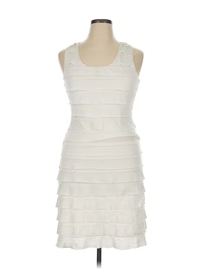 Pre-owned Max Studio Cocktail Dress In White