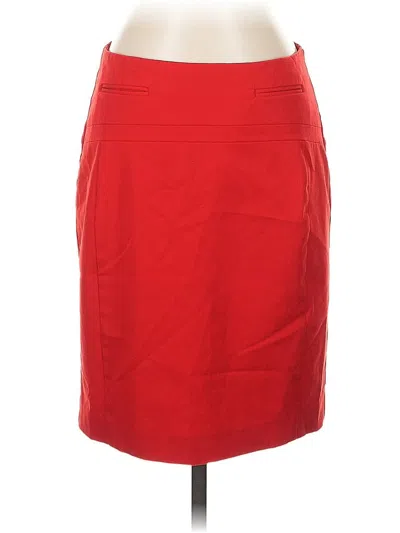 Pre-owned Express Formal Skirt In Red