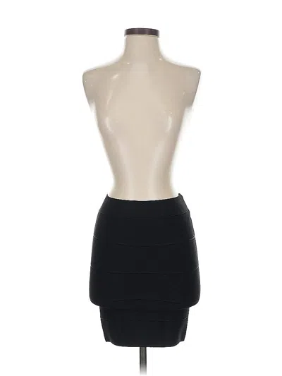 Pre-owned Bcbgmaxazria Tube Top Black Strapless Neckline Tops