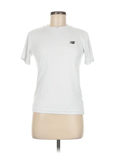 Pre-owned New Balance Active T-shirt In Silver