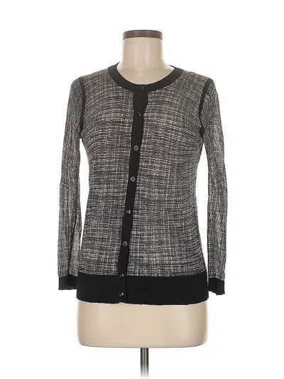 Pre-owned Ann Taylor Loft Long Sleeve Top Gray Square Neckline Tops